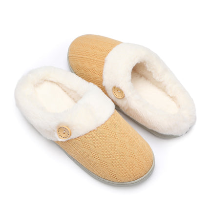 BUTTON Scuff Slippers