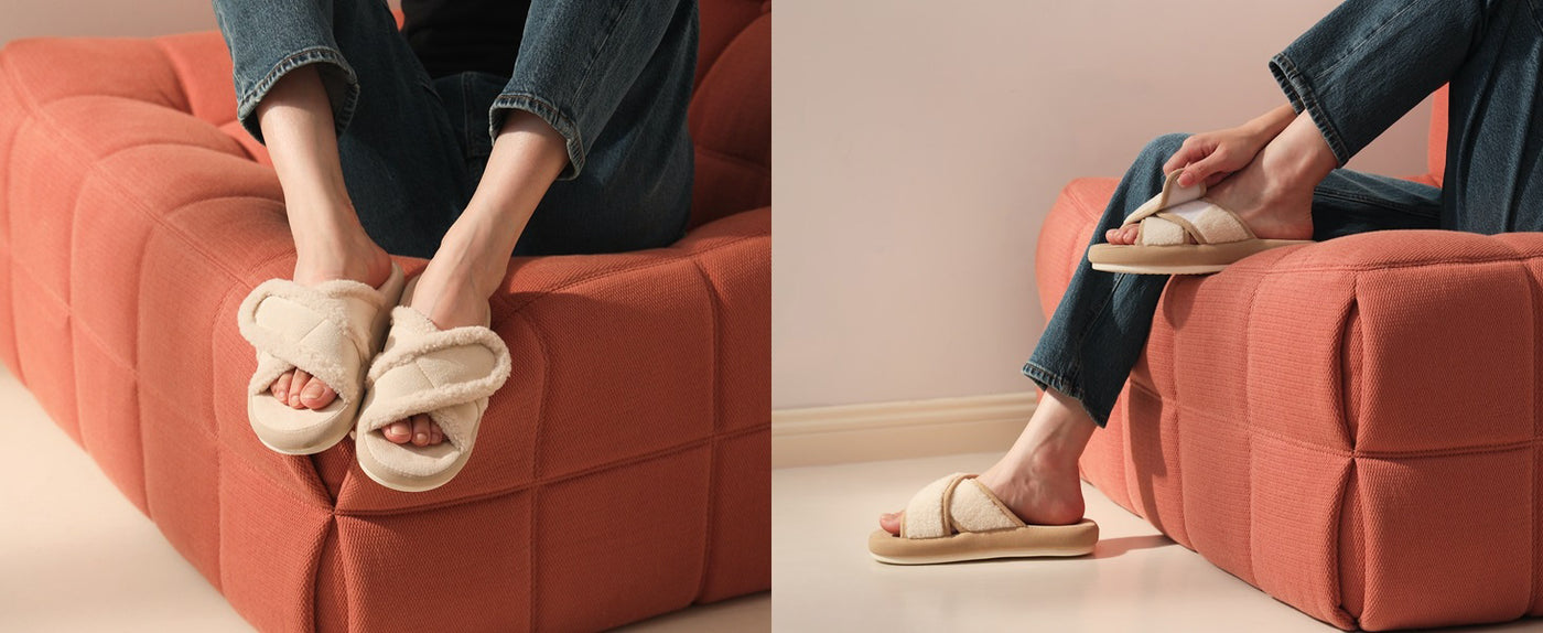 Chantomoo adjustable slipper detail