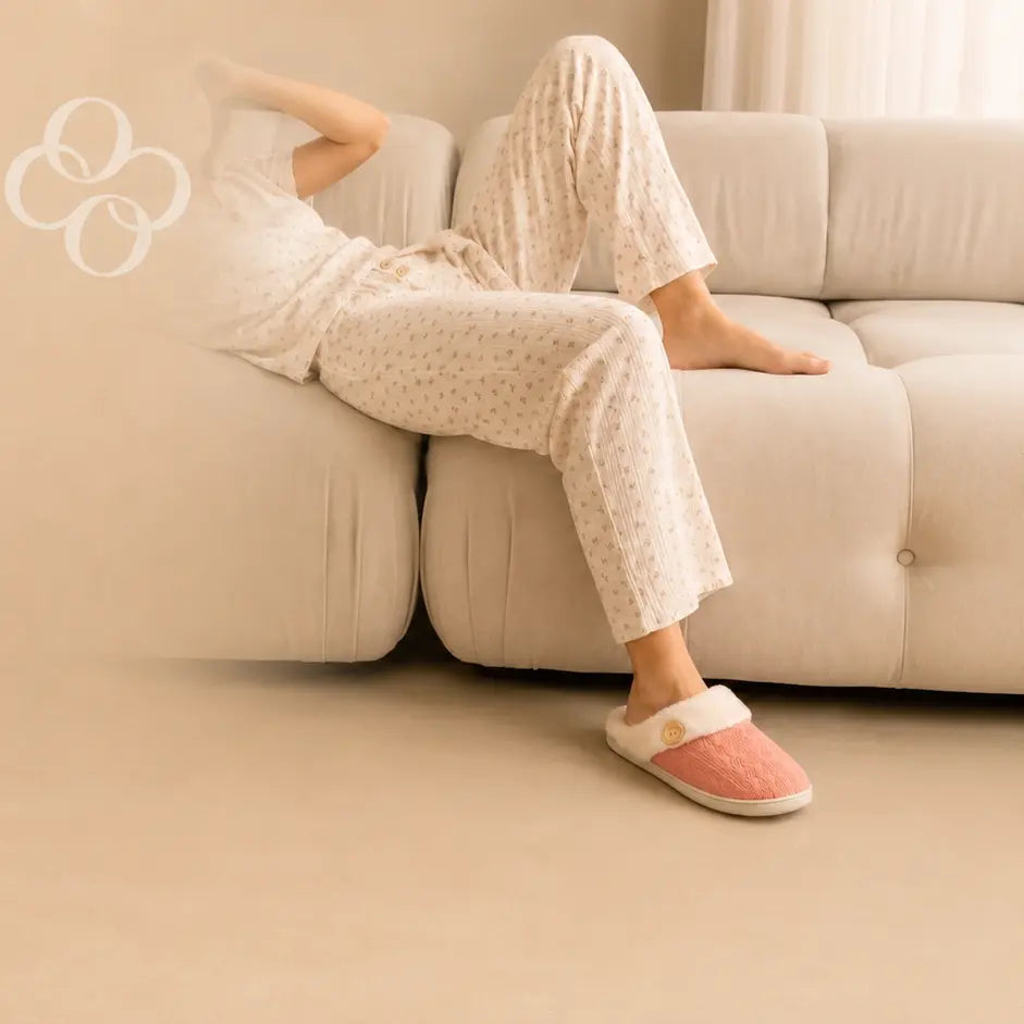 Chantomoo slippers at home