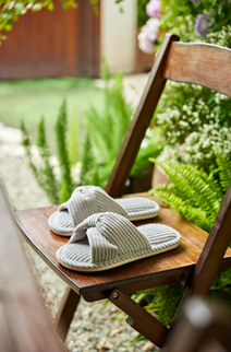 BOWDY Manchestertofflor med Rosett