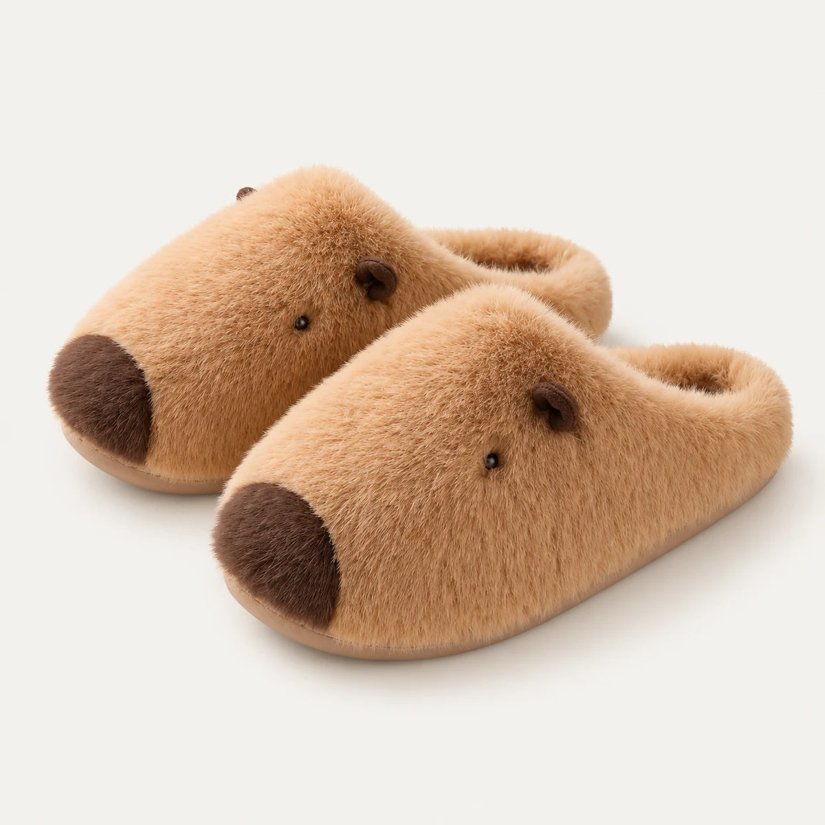 Cappy Plush Capybara House Slippers