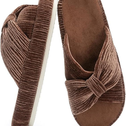 Luxurious Pearl Velvet Slippers