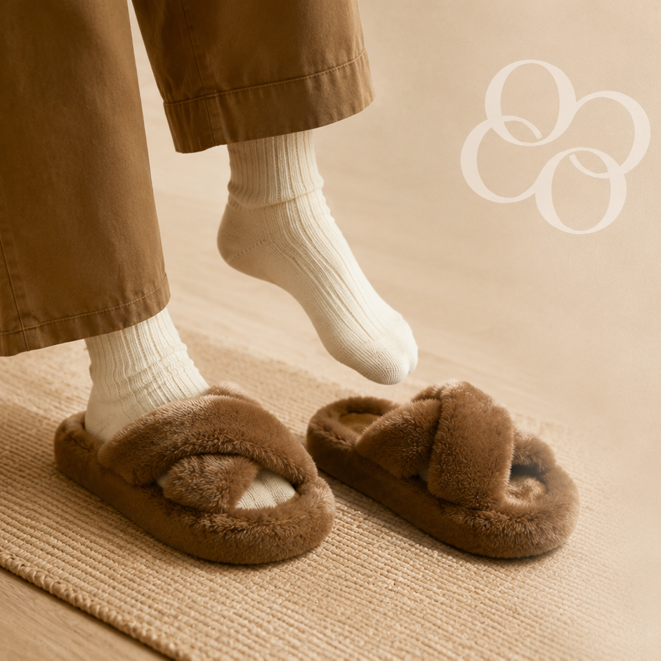 Chantomoo slippers at home