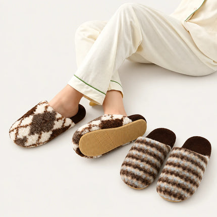 Waverly Plush Closed-Toe House Slippers