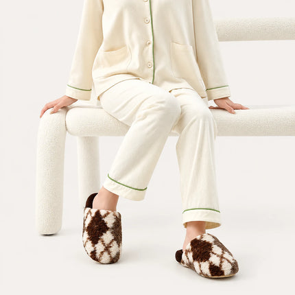 Waverly Plush Closed-Toe House Slippers