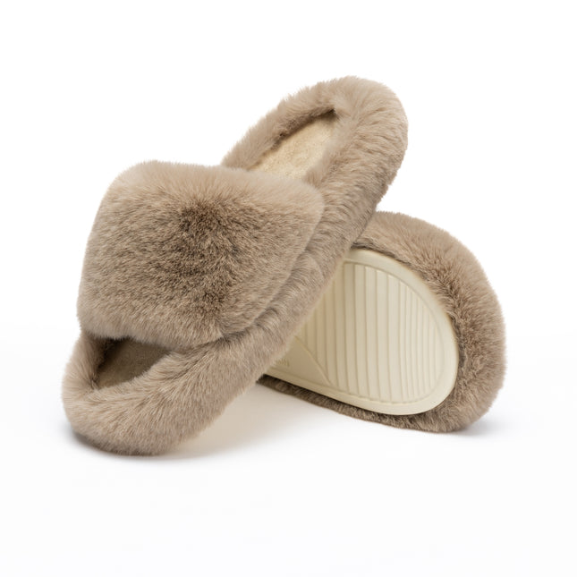 Fuzzy Comfy Memory Foam Slippers