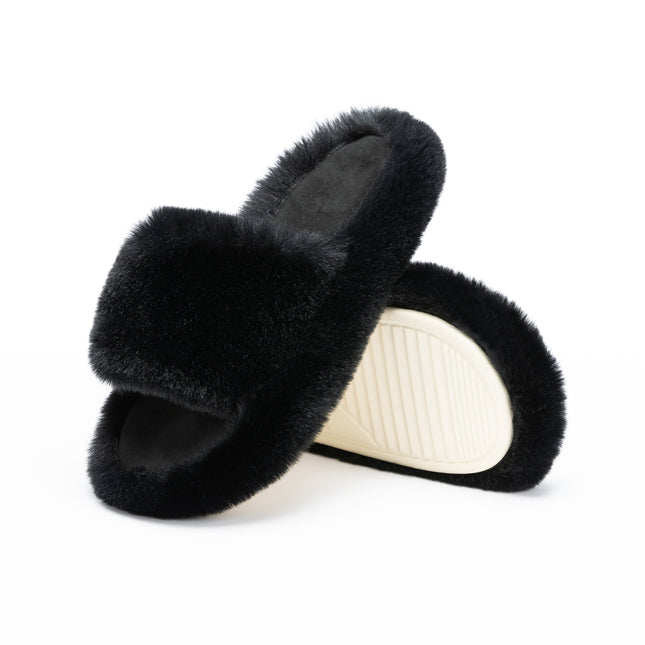 Fuzzy Comfy Memory Foam Slippers