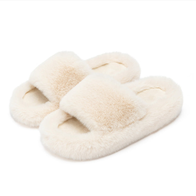 Fuzzy Comfy Memory Foam Slippers